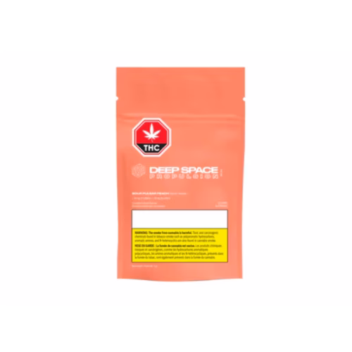 Deep Space Propulsion - Sour Pulsar Peach THC:Caffeine Chew