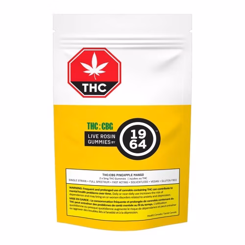 1964 - Pineapple Mango THC:CBG Gummies