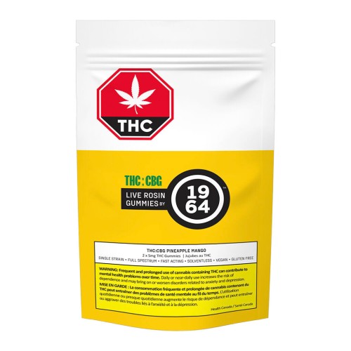 1964 - Pineapple Mango THC:CBG Gummies