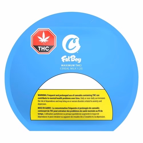 C. - Cereal Milk Fat Boy 510 Cartridge Maximum THC!