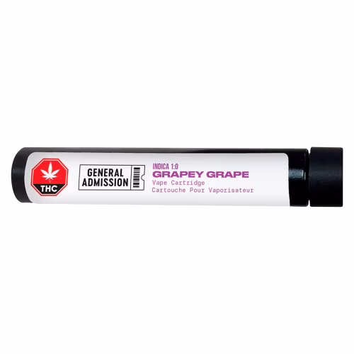 General Admission - Grapey Grape Indica 1:0 510 Thread Cartridge