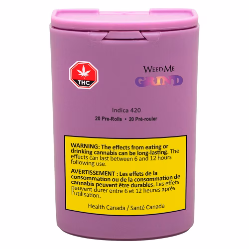 Weed Me GRIND - Indica 420 Pre-Roll