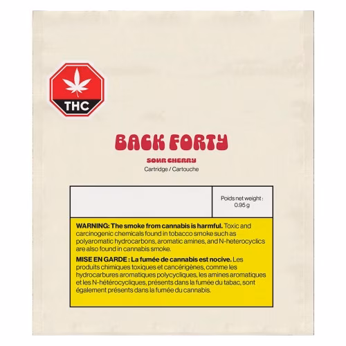 Back Forty - Sour Cherry Blast 510 Cartridge