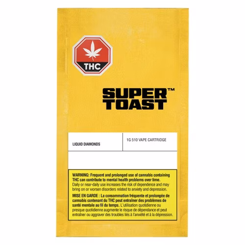 Super Toast - Sour Granny Apple Liquid Diamonds 510 Thread Cartridge