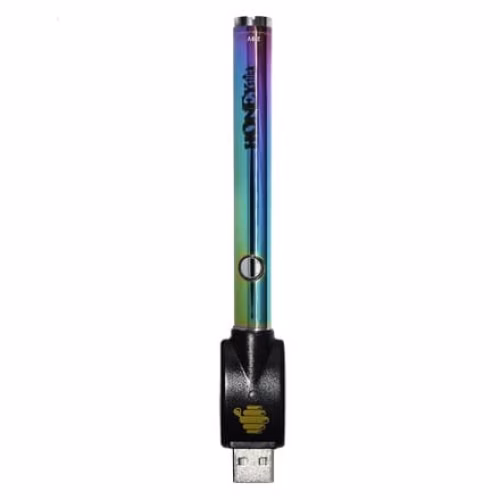 510 Twist 500mAh Variable Voltage Battery by HoneyStick - Multi Coloured