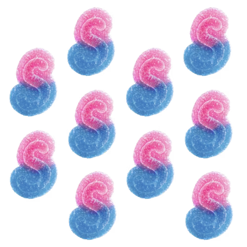 Fully Blasted Blue Raspberry Watermelon Indica Gummies (Multi-pack of 10)