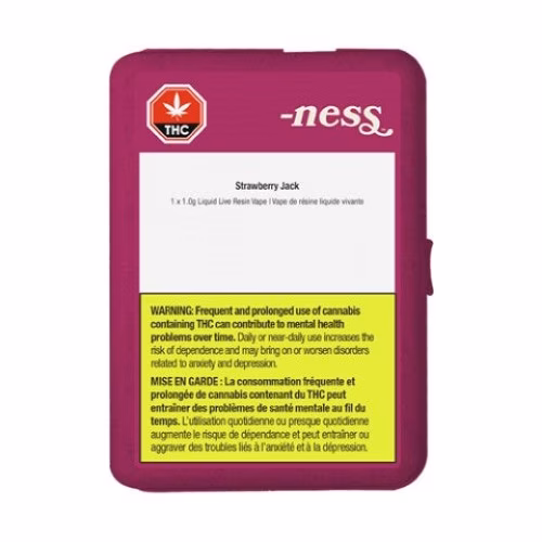 Ness - Strawberry Jack Liquid Live Resin Vape