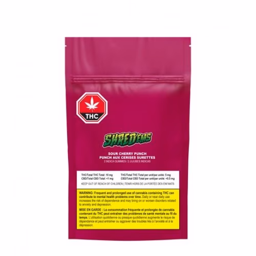 SHRED'EMS - Sour Cherry Punch Gummies