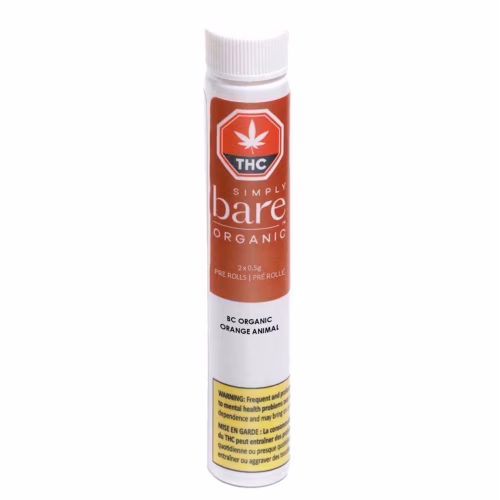 Simply Bare - BC Organic Orange Kush Mints Pre Roll