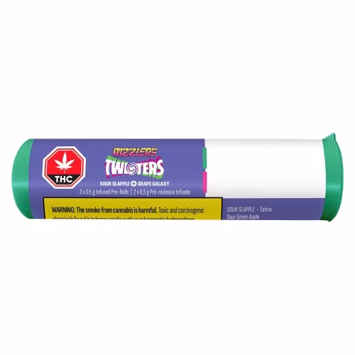Rizzlers - Twisters - Grape Galaxy & Sour Slapple Infused