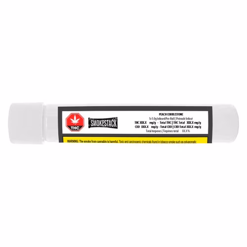 Smokestack - Peach Cobblestone Infused Pre-Roll