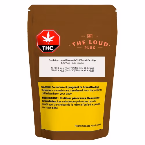 The Loud Plug - Cocolicious Liquid Diamonds 510 Thread Cartridge