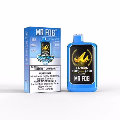 MR FOG NOVA BLUE RAZZ STEEZY ICE 36K