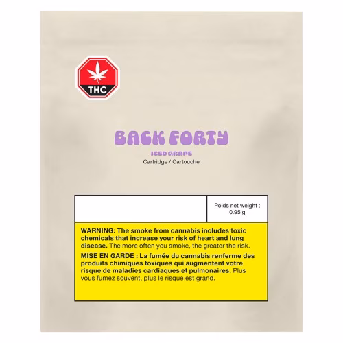 Back Forty - Iced Grape 510 Thread Cartridge