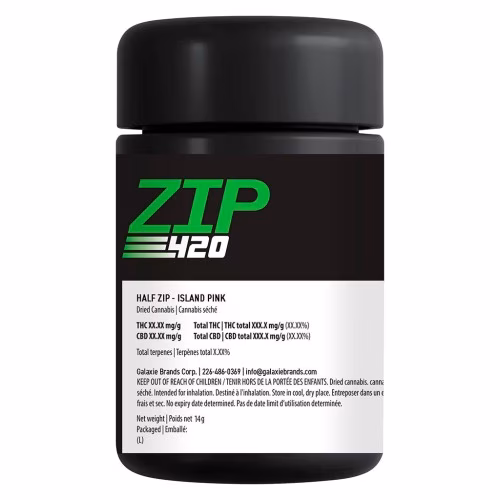 ZIP - Half Zip Island Pink