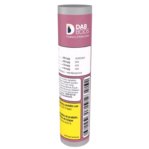 Dab Bods - Purple Sunset Infused Pre-Roll