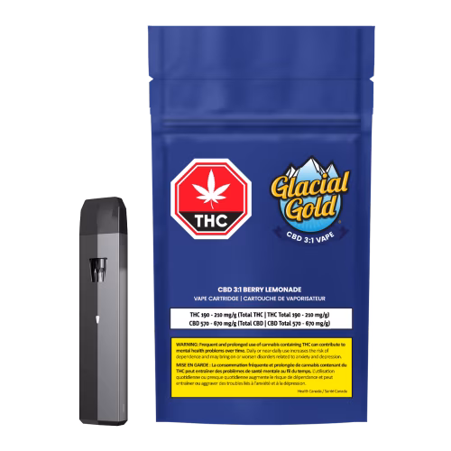 Glacial Gold - CBD 3:1 Berry Lemonade AIO