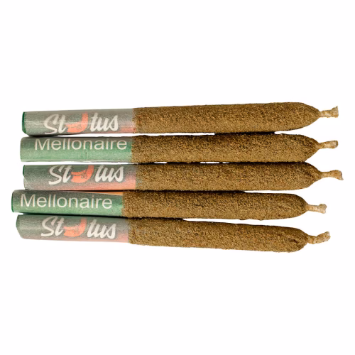 Status - Mellonaire Liquid Diamond Infused Kief Coated Pre-Roll