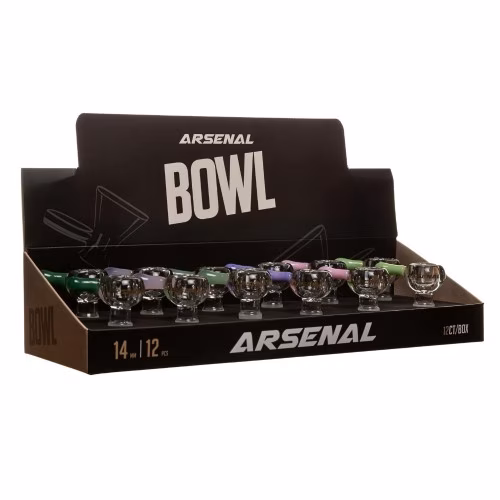Arsenal 14mm Tube Handle Glass Bubble Bowl