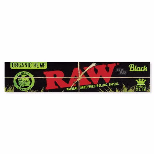 Raw Black Organic Hemp King Size Slim