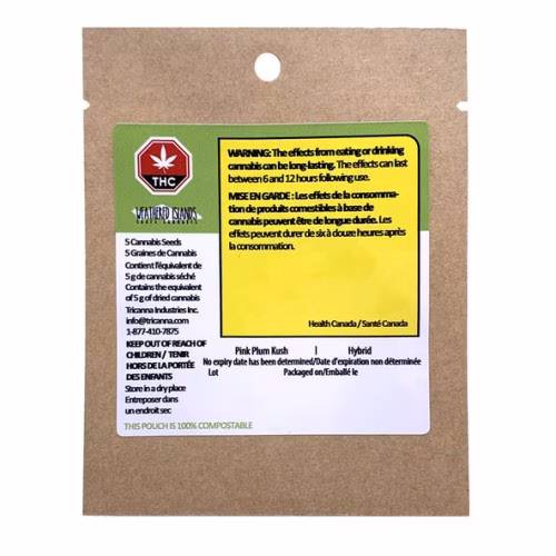 Weathered Islands Craft Cannabis - Pink Plum Seeds