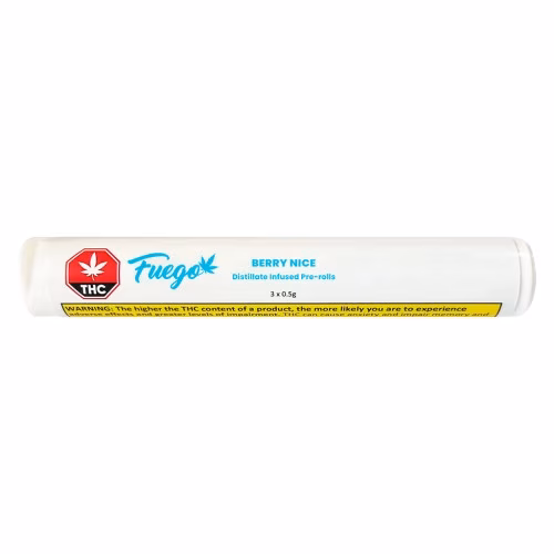 Fuego - Berry Nice Distillate Infused Pre-Roll
