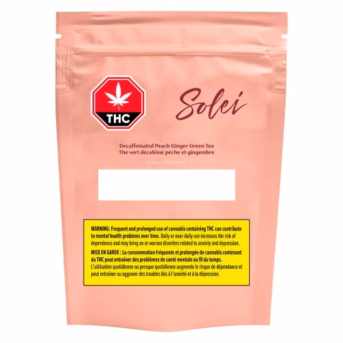 Solei - Decaffeinated Peach Ginger Green Tea