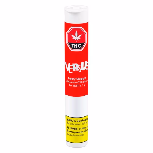 Versus - CBD Isolate + THC Infused Frosty Slugger Pre-Roll