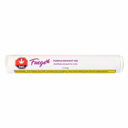 Fuego - Purple Rocket OG Distillate Infused Pre-Roll