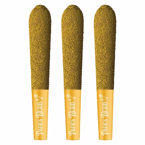 Papa's Herb - Blueberry Zlshie Kief Coated Diamond Infused Pre-Roll