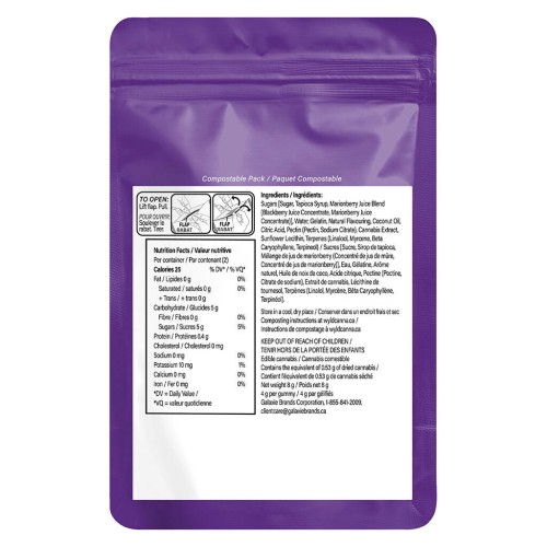WYLD - Real Fruit Marionberry Indica Gummies