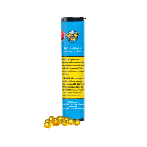 Glacial Gold - THC 10 Softgels