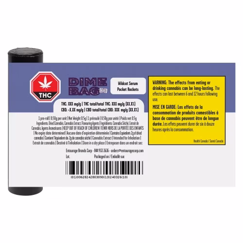 Dime Bag - Wildcat Serum Pocket Rockets Infused Pre-Roll