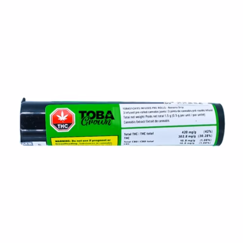 TobaGrown - Tobastickies Banana Drip Fortified (Infused)