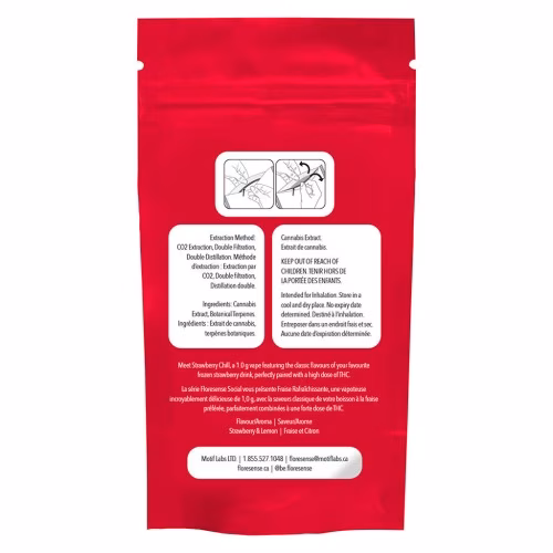 Floresense - Strawberry Chill Prefilled 510 Thread Cartridge