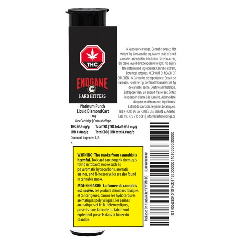 Endgame - Hard Hitters Platinum Punch Liquid Diamond 510 Thread