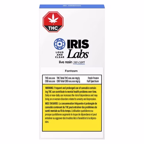 IRIS Labs - Fantasm Live Resin 510 Thread Cartridge