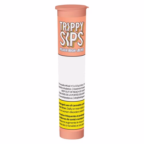 Trippy Sips - Peach High-Alive Infused
