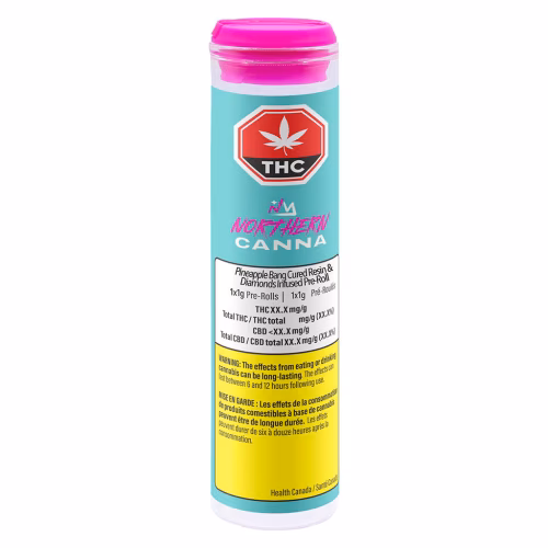 Northern Canna - Pineapple Bang Cured Resin and Diamonds Infused Pre-Roll