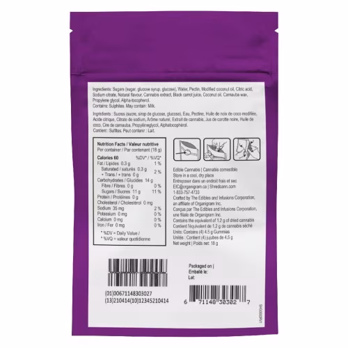 SHRED'EMS - Wild Berry Blaze Gummies
