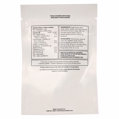 Glenn's - No.5 True Indica Resin - Triple Flavoured White Freeze Gummy