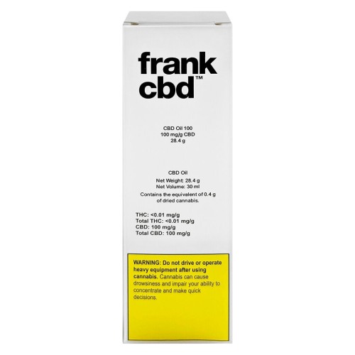 Frank CBD - CBD Oil 100