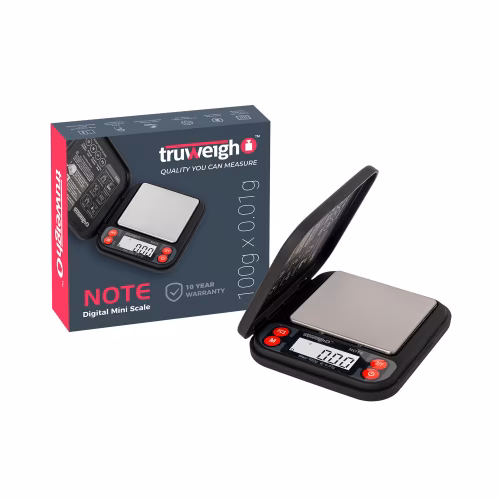 Truweigh Note Digital Mini Scale - (100g x 0.01g - Black)