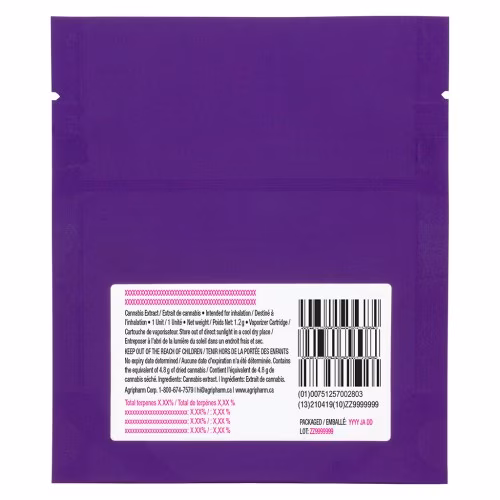 Purple Hills - Live Resin - Gorilla Zkittles XL 510 Thread Cartridge