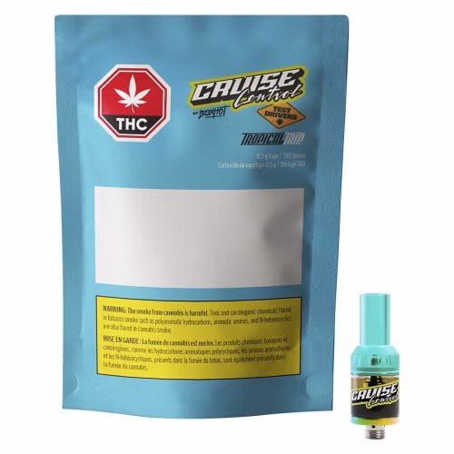 Cruise Control by BOXHOT - Test Drivers - Tropical Trip THC + CBD 510 Thread Cartridge