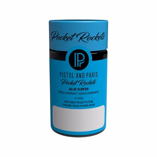 Pistol and Paris - Pocket Rockets Blue Surfer Infused (Blue Zushi)