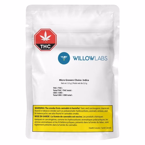 WillowLabs - Micro Growers Choice Indica
