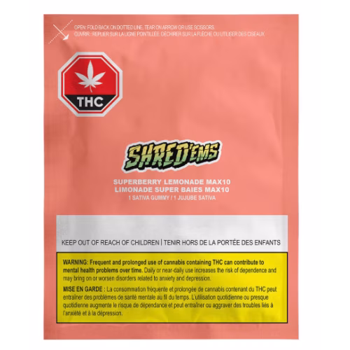 SHRED'EMS - Superberry Lemonade Max10