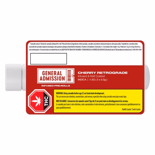 General Admission - HI-FI Cherry Retrograde Infused Pre-Roll