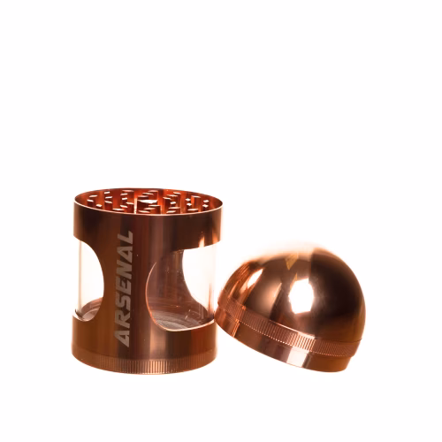 Arsenal Shiny Dome Chamber 63mm 5-Pc Grinder - Rose Gold